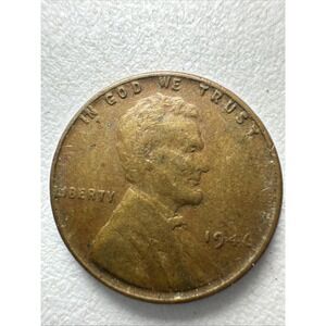 1946 Wheat Penny No Mint Mark Rare Error L Rim In Liberty Not Certified